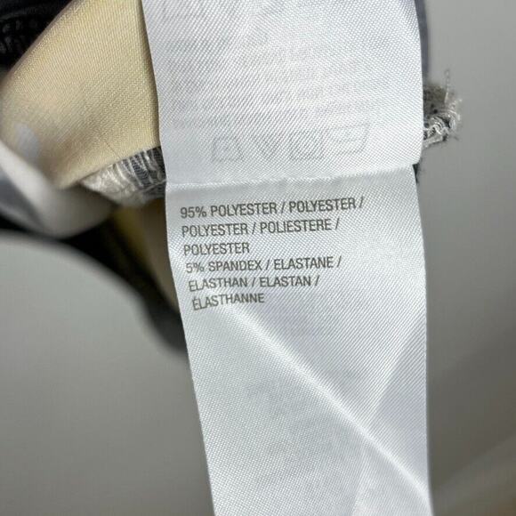 Susan Graver Liquid Knit Tunic Top Size XL Yellow Floral Asymmetrical - Picture 4 of 8